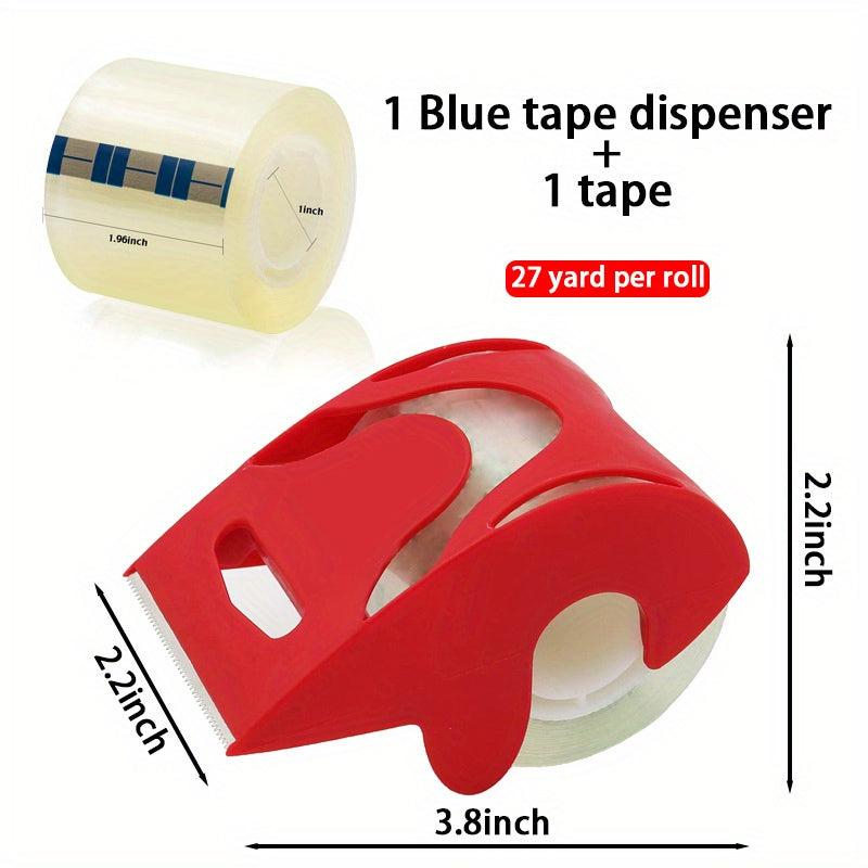 1pcs Silent Tape With Dispenser Strong Adhesive Effect For Sealing Boxes