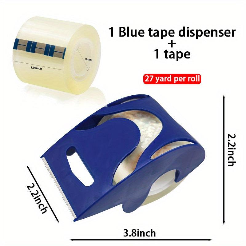 1pcs Silent Tape With Dispenser Strong Adhesive Effect For Sealing Boxes