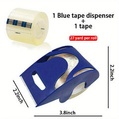 1pcs Silent Tape With Dispenser Strong Adhesive Effect For Sealing Boxes