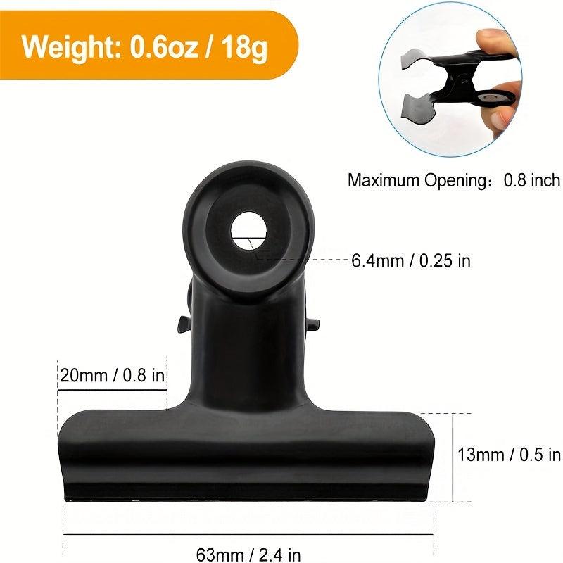 Large Binder Paper Clips Metal Hinge Clip File Clamps Kitchen Office