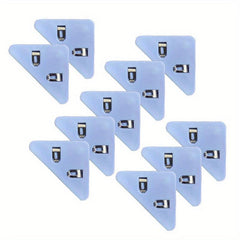 10pcs Triangle Book Corner Clips - Office Organization Tool