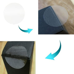 1000pcs 1 Inch Round Sealing Stickers Clear Labels