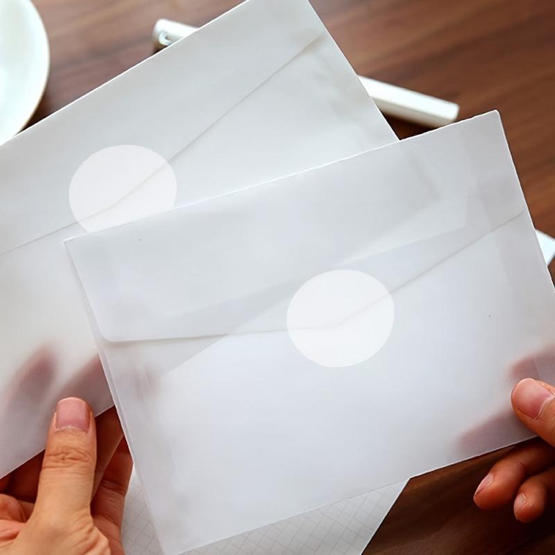 1000pcs 1 Inch Round Sealing Stickers Clear Labels