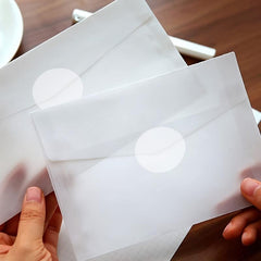 1000pcs 1 Inch Round Sealing Stickers Clear Labels