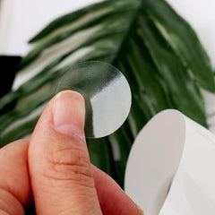 1000pcs 1 Inch Round Sealing Stickers Clear Labels