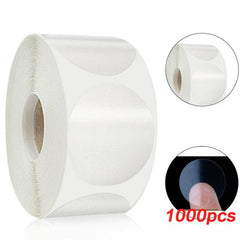 1000pcs 1 Inch Round Sealing Stickers Clear Labels