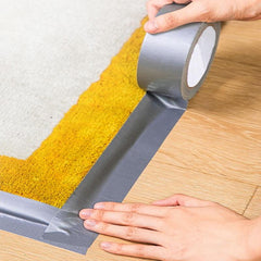 50M Sticky Cloth Duct Tape Carpet Floor Waterproof High Viscosity