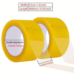 8inch X 80m Transparent Tape Large Roll Packaging Adhesive Tape