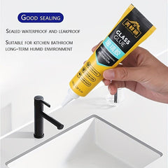 Waterproof Glass Glue for Kitchen & Bathroom Sink Repair