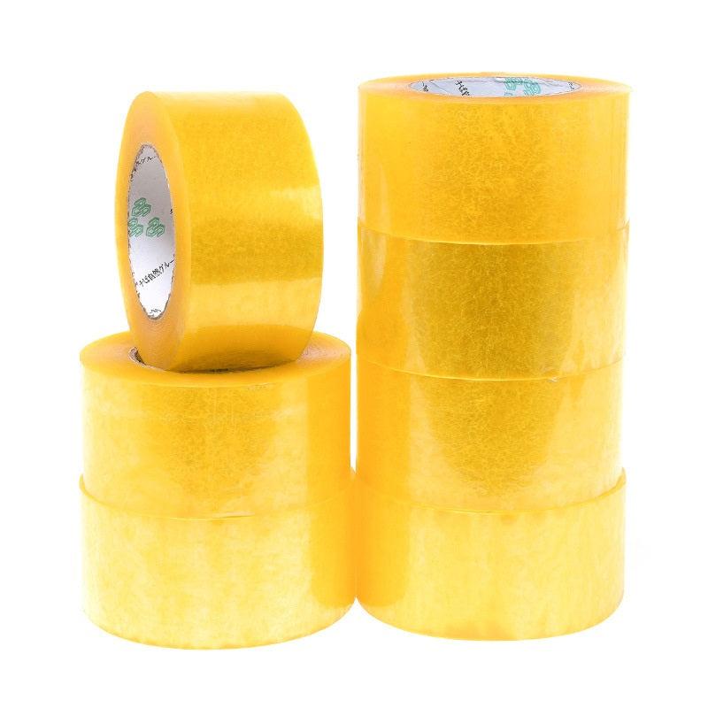 Transparent Tape 1.82 Inch x 50 Yards, 45mm Wide, Clear Yellow