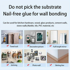 Strong Nail Glue Adhesive for Kitchen and Bathroom