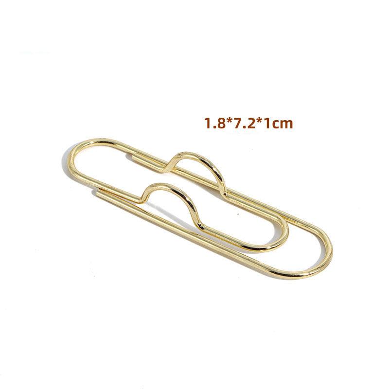 2pcs Minimalist Pen Clip for Home Office School Supplies