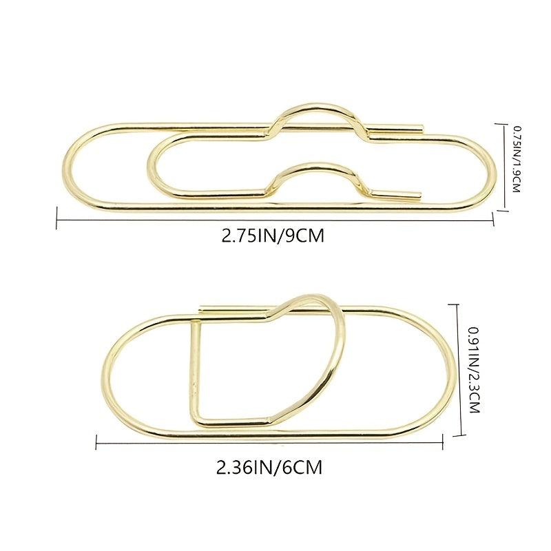 2pcs Minimalist Pen Clip for Home Office School Supplies