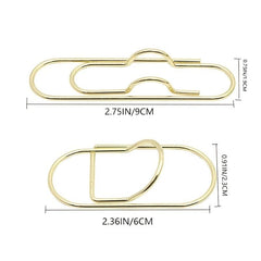 2pcs Minimalist Pen Clip for Home Office School Supplies