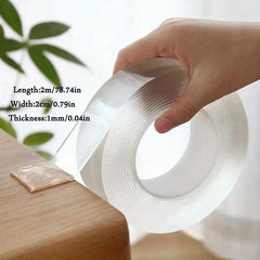 Strong Double Sided Tape Heavy Duty Mounting Washable Removable Traceless