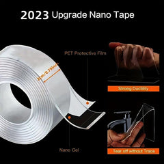 Strong Double Sided Tape Heavy Duty Mounting Washable Removable Traceless