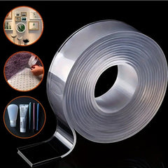 Strong Double Sided Tape Heavy Duty Mounting Washable Removable Traceless