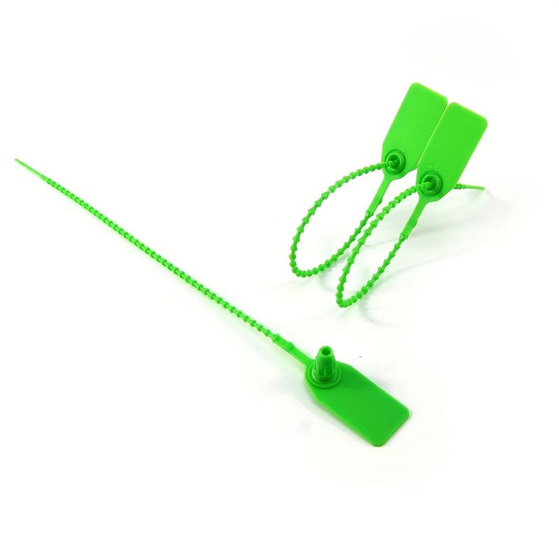 Numbered Safety Zipper Ties - Self Locking Sealing Labels