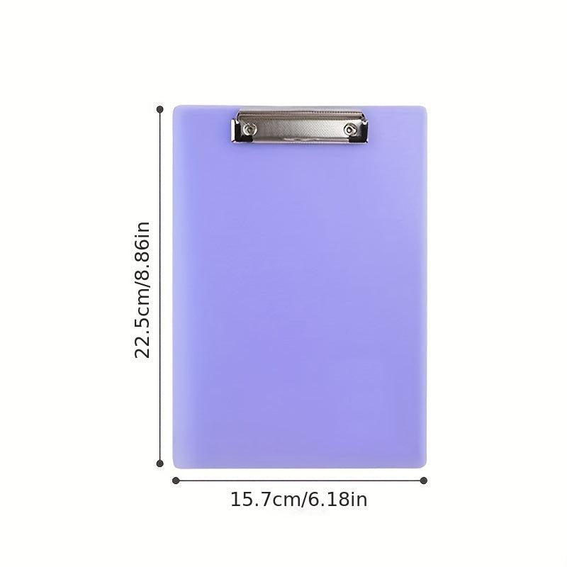 Reusable Plastic Clipboard A5 Record List Board