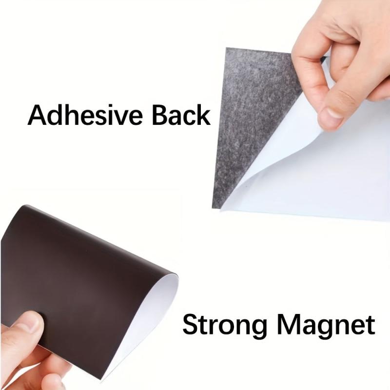 10pcs Magnetic Adhesive Sheets 10 X 15 Flexible Magnet Sheets