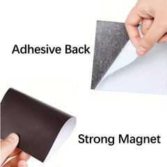 10pcs Magnetic Adhesive Sheets 10 X 15 Flexible Magnet Sheets