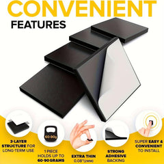 Self Adhesive Magnetic Squares 2.03cm x 2.03cm - Pack of 100