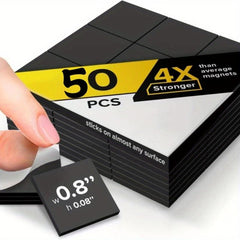 Self Adhesive Magnetic Squares 2.03cm x 2.03cm - Pack of 100