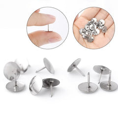 300pcs Silvery Flat Push Pins - Ideal for Maps, Posters, Photos