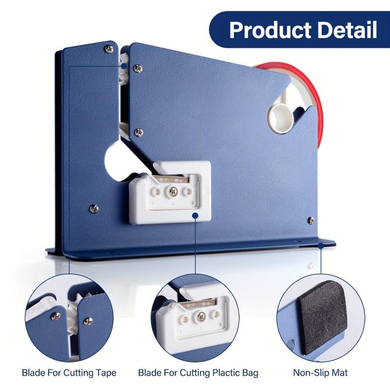 Steel Belt Bag Sealing Machine + 2 Bag Sealing Tape