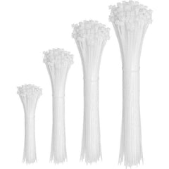 400 PCS Cable Zip Ties Assorted Sizes Self Locking Nylon Cord Management Ties