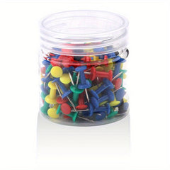100pcs Push Pins Thumb Tacks for Bulletin Board Cork Wall Hangings