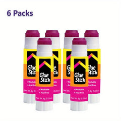 Purple Washable Glue Sticks for Students, Scrapbooking, School