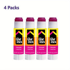 Purple Washable Glue Sticks for Students, Scrapbooking, School