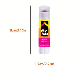 Purple Washable Glue Sticks for Students, Scrapbooking, School
