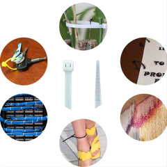 100pcs Self Locking Zip Ties 0.1x4in