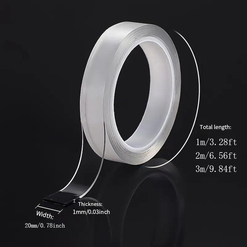 Double Sided Tape Mounting Adhesive Transparent Strong Removable Wall Strips