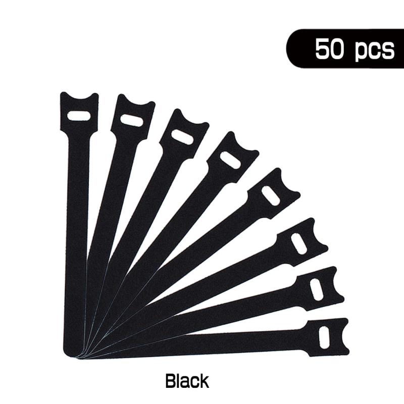 Cable Management Kit 60 Pcs Reusable Straps Desk Power Cord USB Organizer
