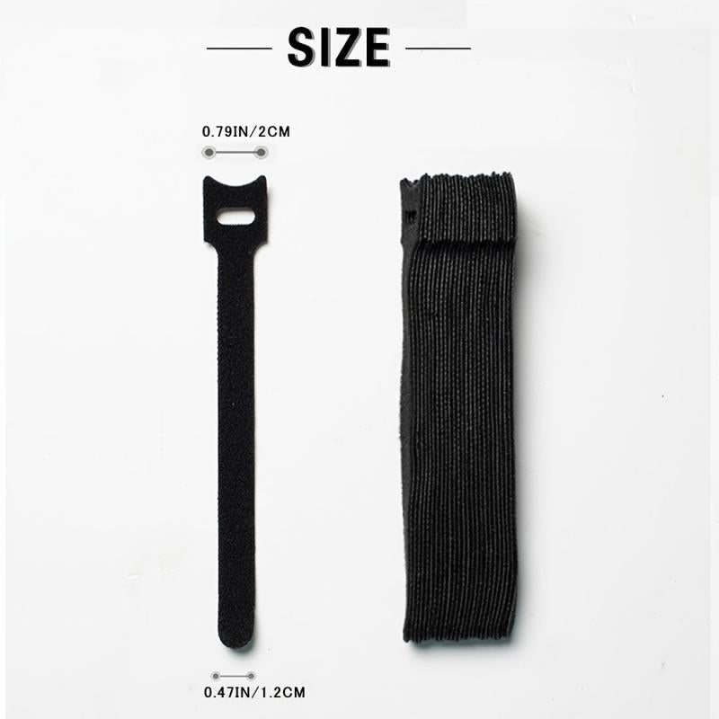 Cable Management Kit 60 Pcs Reusable Straps Desk Power Cord USB Organizer