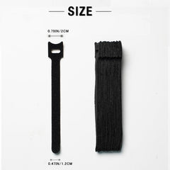 Cable Management Kit 60 Pcs Reusable Straps Desk Power Cord USB Organizer