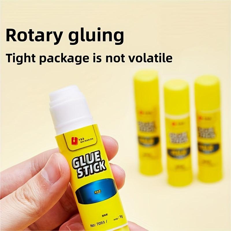 12pcs Formaldehyde-Free Strong Glue Sticks for Crafts & Office Projects
