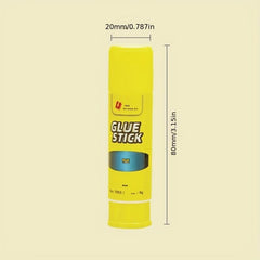 12pcs Formaldehyde-Free Strong Glue Sticks for Crafts & Office Projects