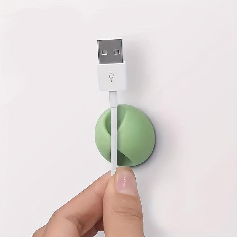 12 Desktop Cable Processor Charging Cable Clip Mixed