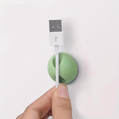 12 Desktop Cable Processor Charging Cable Clip Mixed
