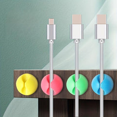 12 Desktop Cable Processor Charging Cable Clip Mixed