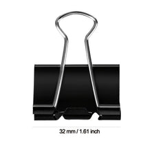 12pcs 4 09cm Binder Clips Assorted Sizes Large Binder Clips Paper Clips