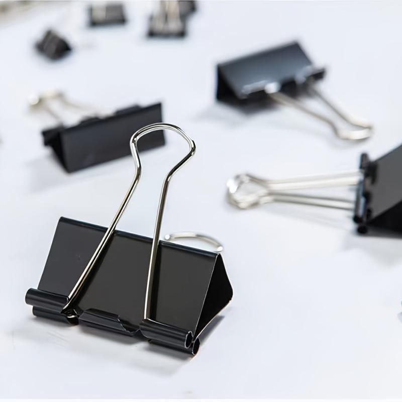 12pcs 4 09cm Binder Clips Assorted Sizes Large Binder Clips Paper Clips