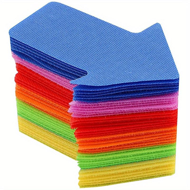 18pcs Colorful Arrow Carpet Markers for Classroom Home Social Distancing