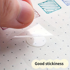 3 Rolls Transparent Dots Glue Double Sided Tape Adhesive Wedding Party Layout
