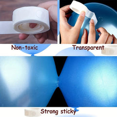 3 Rolls Transparent Dots Glue Double Sided Tape Adhesive Wedding Party Layout