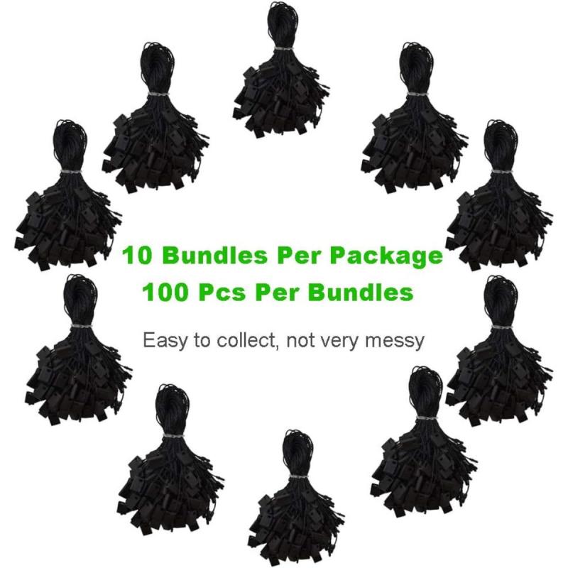 Nylon Snap Lock Pin Loop Fastener Hook Ties 1000Pcs